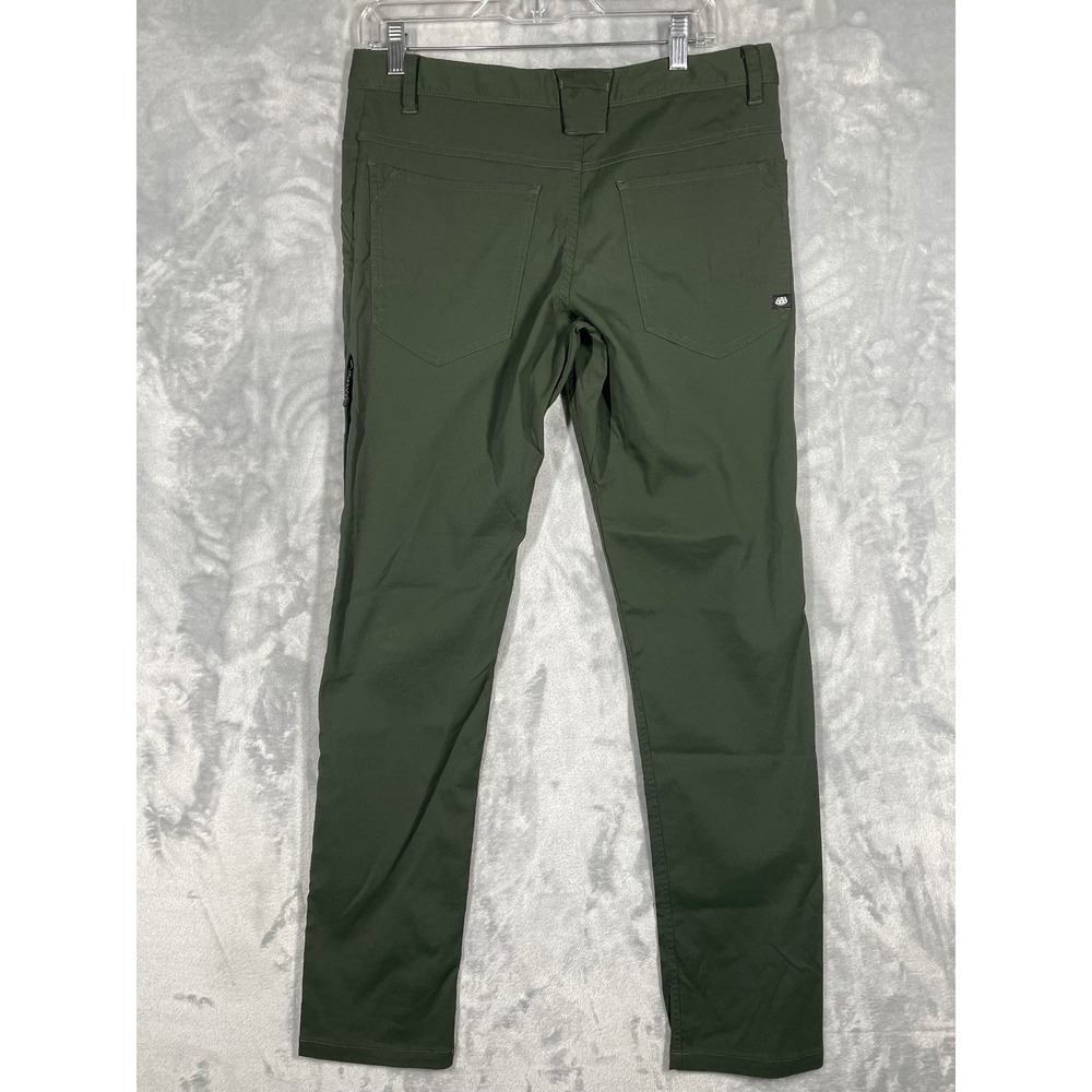 686 Everywhere Multi Shell Pants Mens 32x32 Olive Green Slim Fit DWR Techwear - Picture 3 of 10
